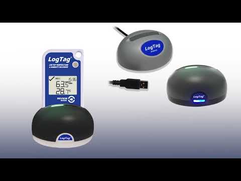 LogTag temperature recorders with cradle